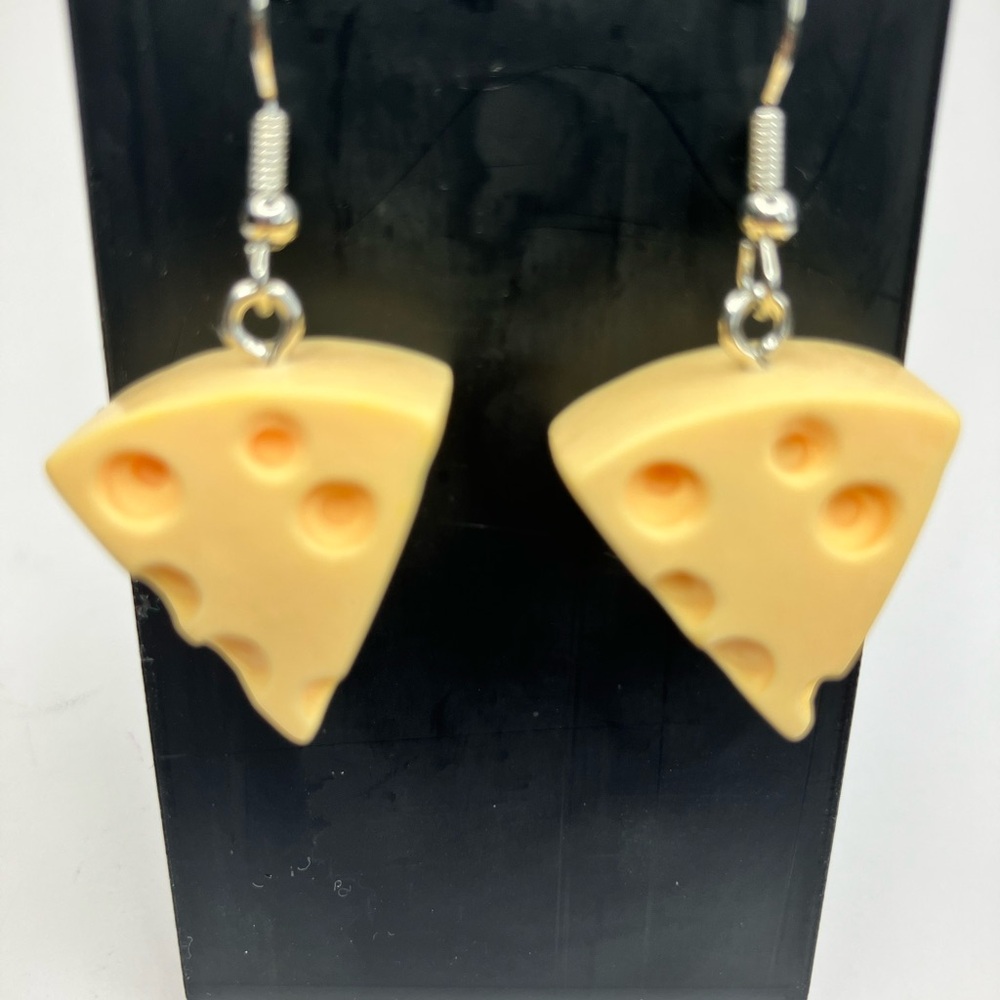 Cheese Earrings